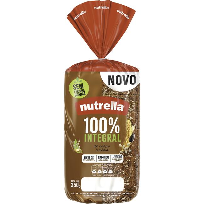 Pão Integral Nutrella Supreme 350g