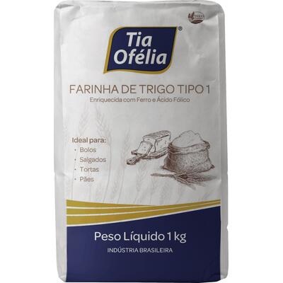 Farinha de Trigo Tia Ofélia Tipo 1 1kg