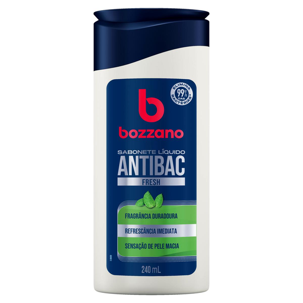 Sabonete Líquido Bozzano 240ml - Fresh - Antibac