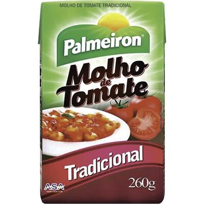 Molho de Tomate Palmeiron Tradicional 260g