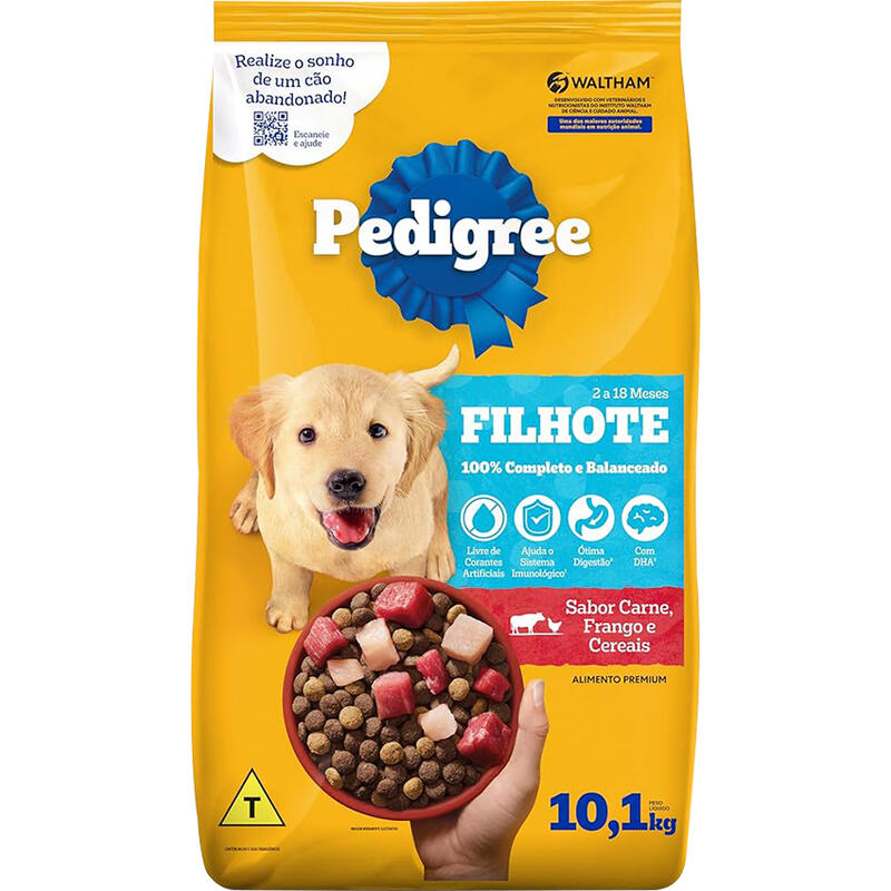 Alimento para Cães Pedigree Filhote Médias e Grande 10,1kg
