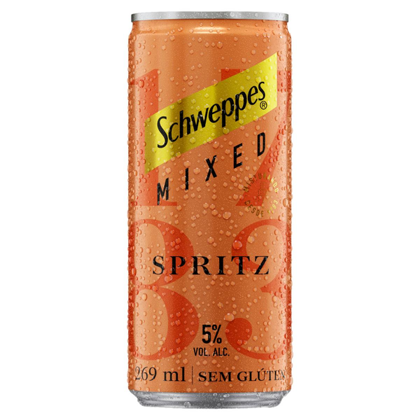 Bebida Mista SCHWEPPES Mixed Spritz Sem Glúten 269ml