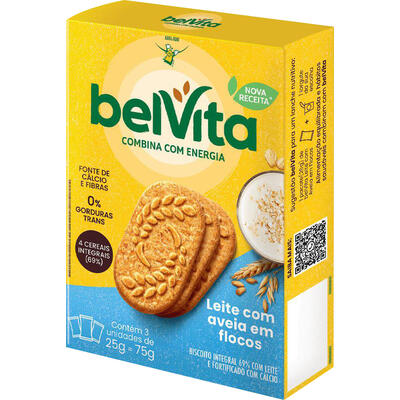 Biscoito Belvita Leite 75g