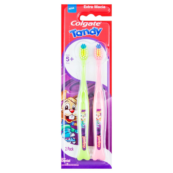 Escova Dental Infantil Extramacia Colgate Tandy 2 Un