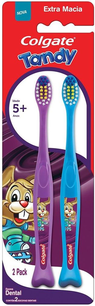 Escova Dental Infantil Extramacia Colgate Tandy 2 Un