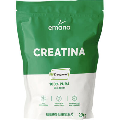 Suplemento Alimentar Emana Creatina Creapure 200g