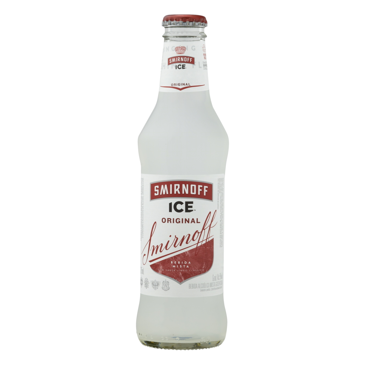 Bebida Mista Alcoólica Gaseificada Limão Clássico Smirnoff Ice Garrafa 275ml