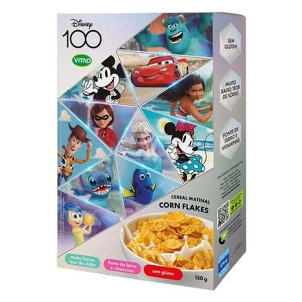 Cereal Matinal Vitao 150g - Corn Flakes - Disney