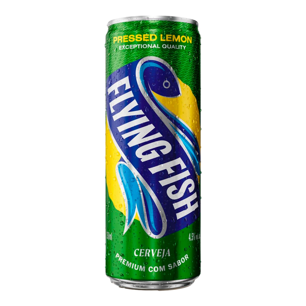 Cerveja Lager Pressed Lemon Flying Fish Lata 350ml