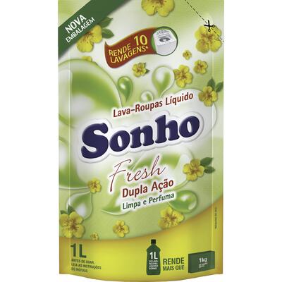 Lava Roupas Líquido Sonho 1L