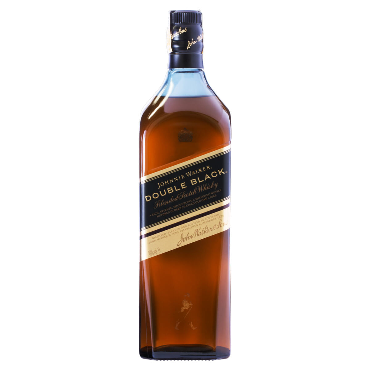 Whisky Escocês JOHNNIE WALKER Blended Double Black Garrafa 1l