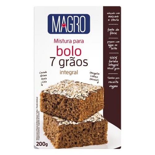 Mistura para Bolo Magro 200g - 7 Grãos
