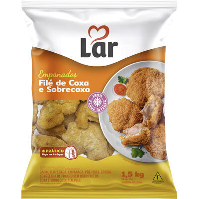 Filé Coxa e Sobrecoxa de Frango Lar Cong Emp 1,5kg