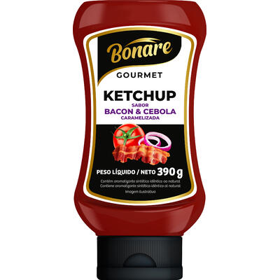 Ketchup Gourmet Bonare Bacon e Cebola 390g