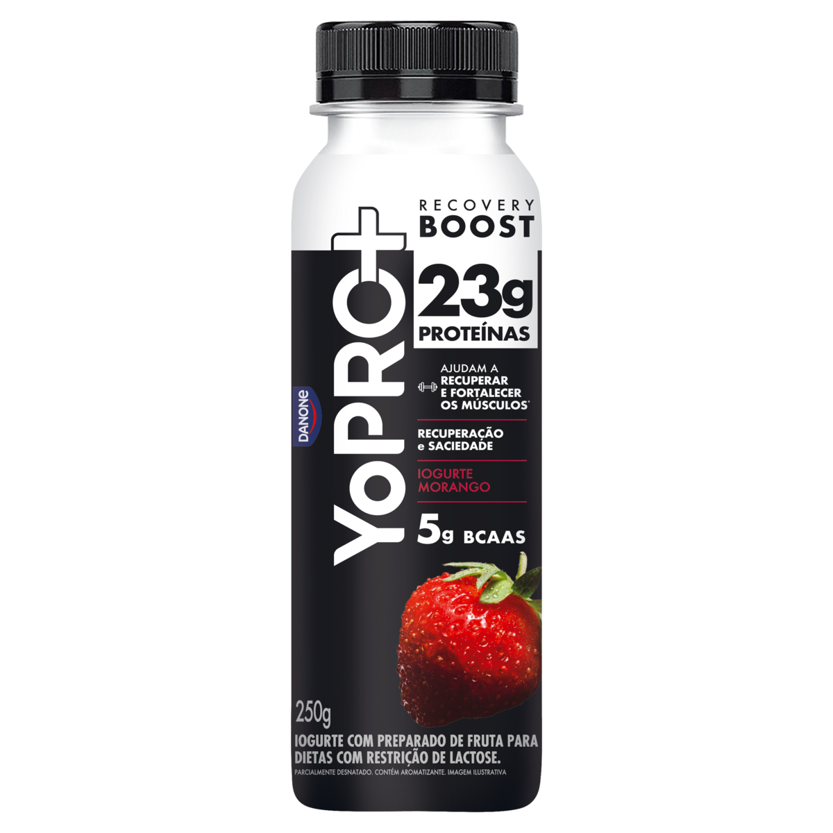 Iogurte YOPRO 23g de Proteínas Morango Zero Lactose 250g