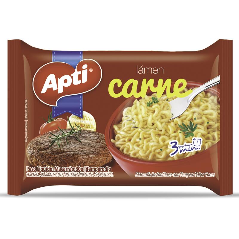 Macarrão Instantâneo Apti Carne 85g