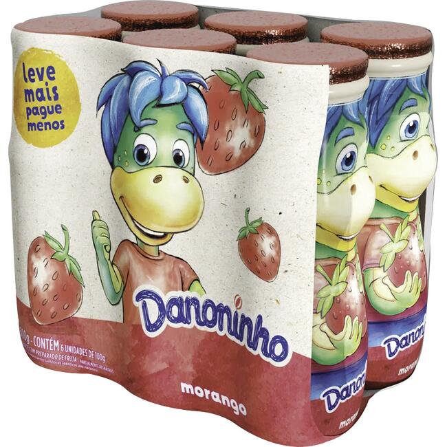 Iogurte Danoninho Pronto Para Beber Morango 600g