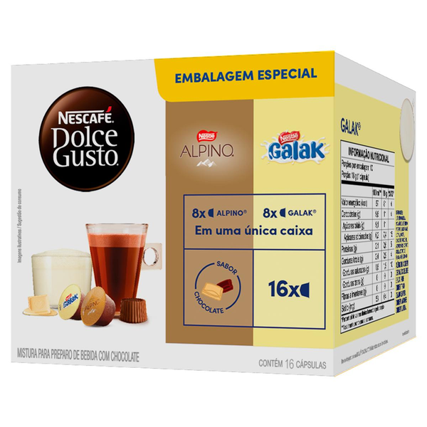 Cápsula Dolce Gusto 286g - Alpino/ Galak