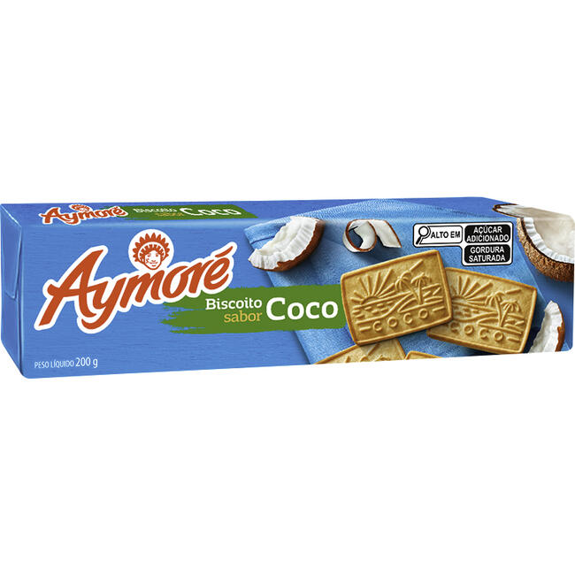 Biscoito Amanteigado Aymoré Coco 200g