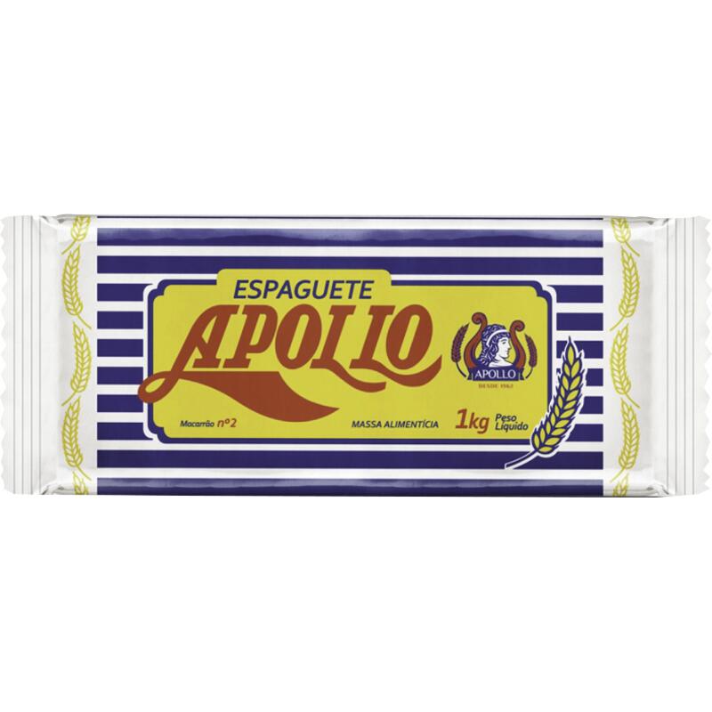 Macarrão de Sêmola Apollo Espaguete 1kg
