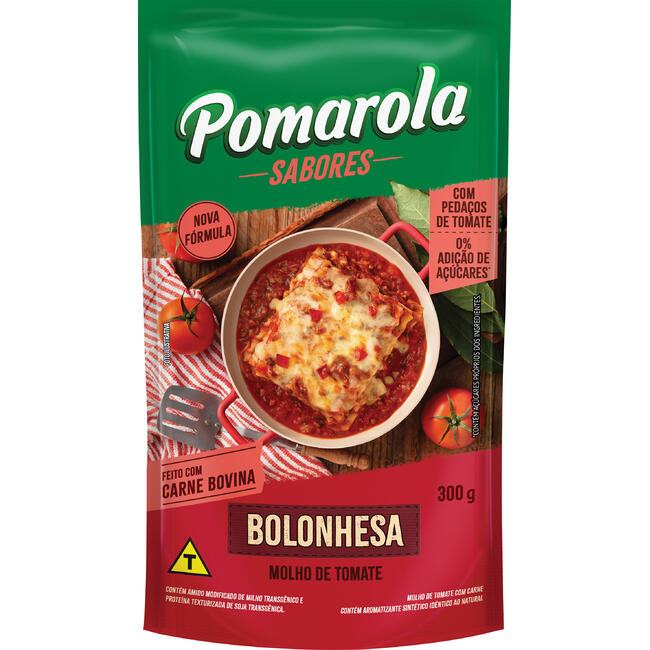 Molho de Tomate Pomarola Bolonhesa 300g