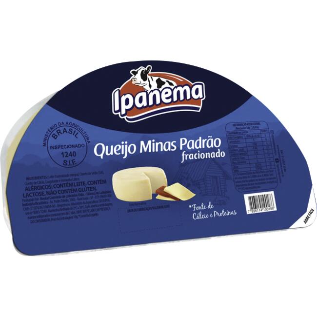 Queijo Minas Padrão Ipanema Preço por quilo na peça