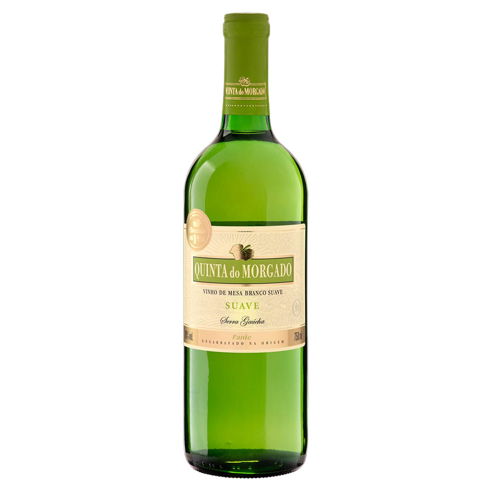 Vinho Brasileiro Branco Suave Quinta do Morgado Serra Gaúcha Garrafa 750ml