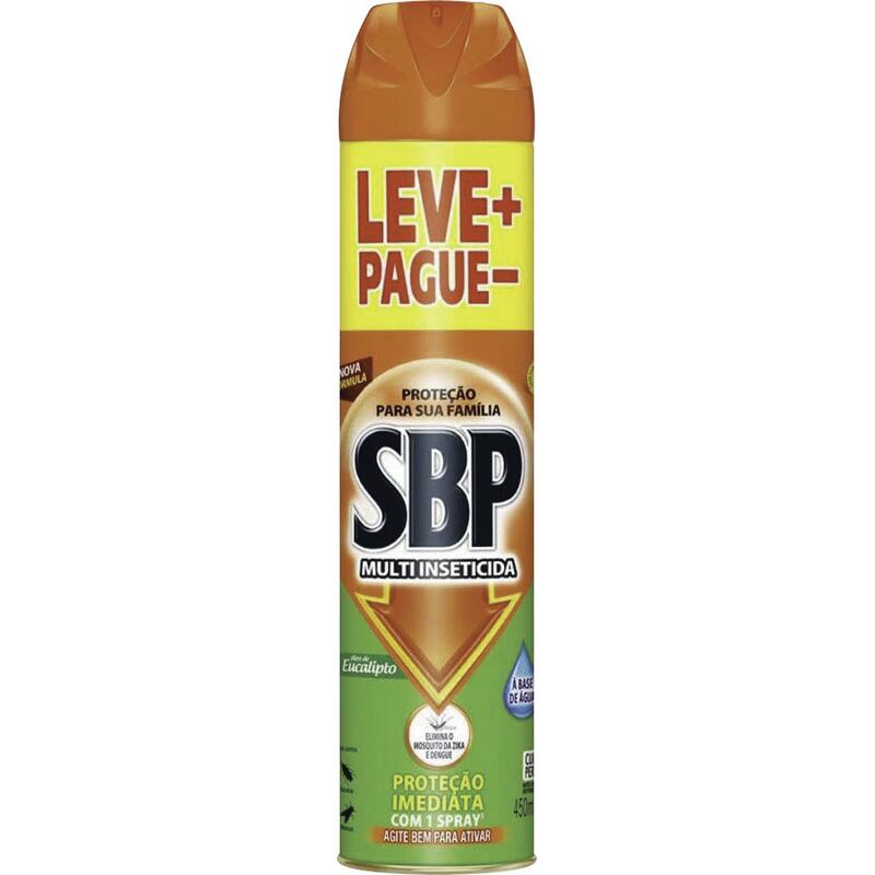 Inseticida Aerossol SBP Multi Inseticida Eucalipto 450ml