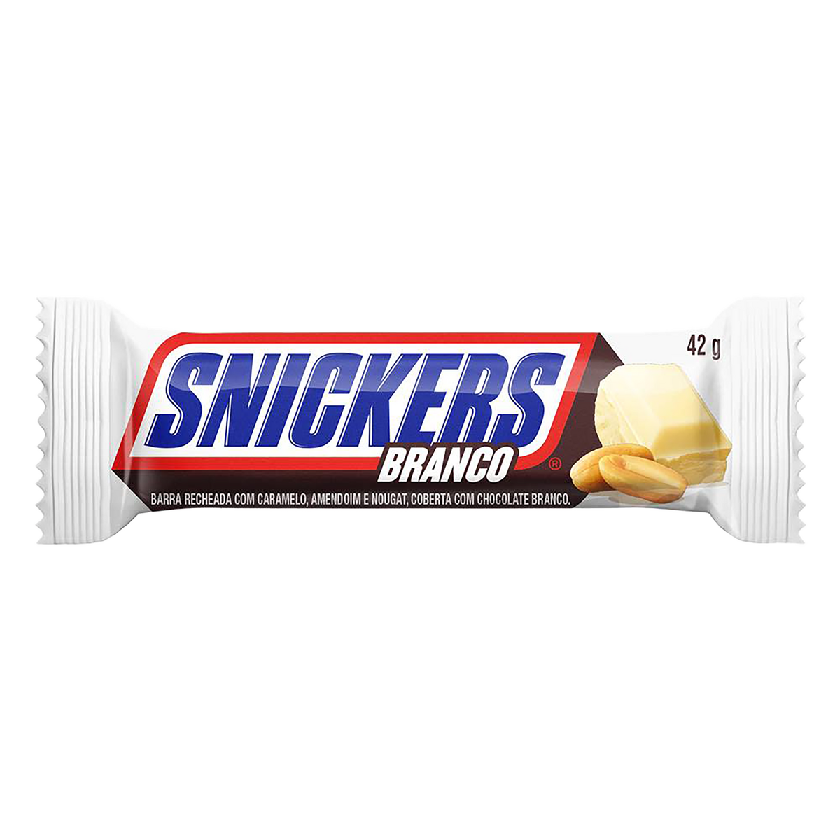Chocolate Branco Snickers Pacote 42g