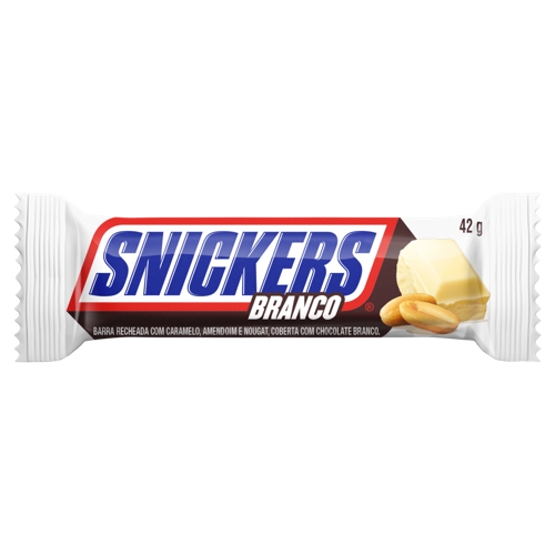 Chocolate Branco Snickers Pacote 42g