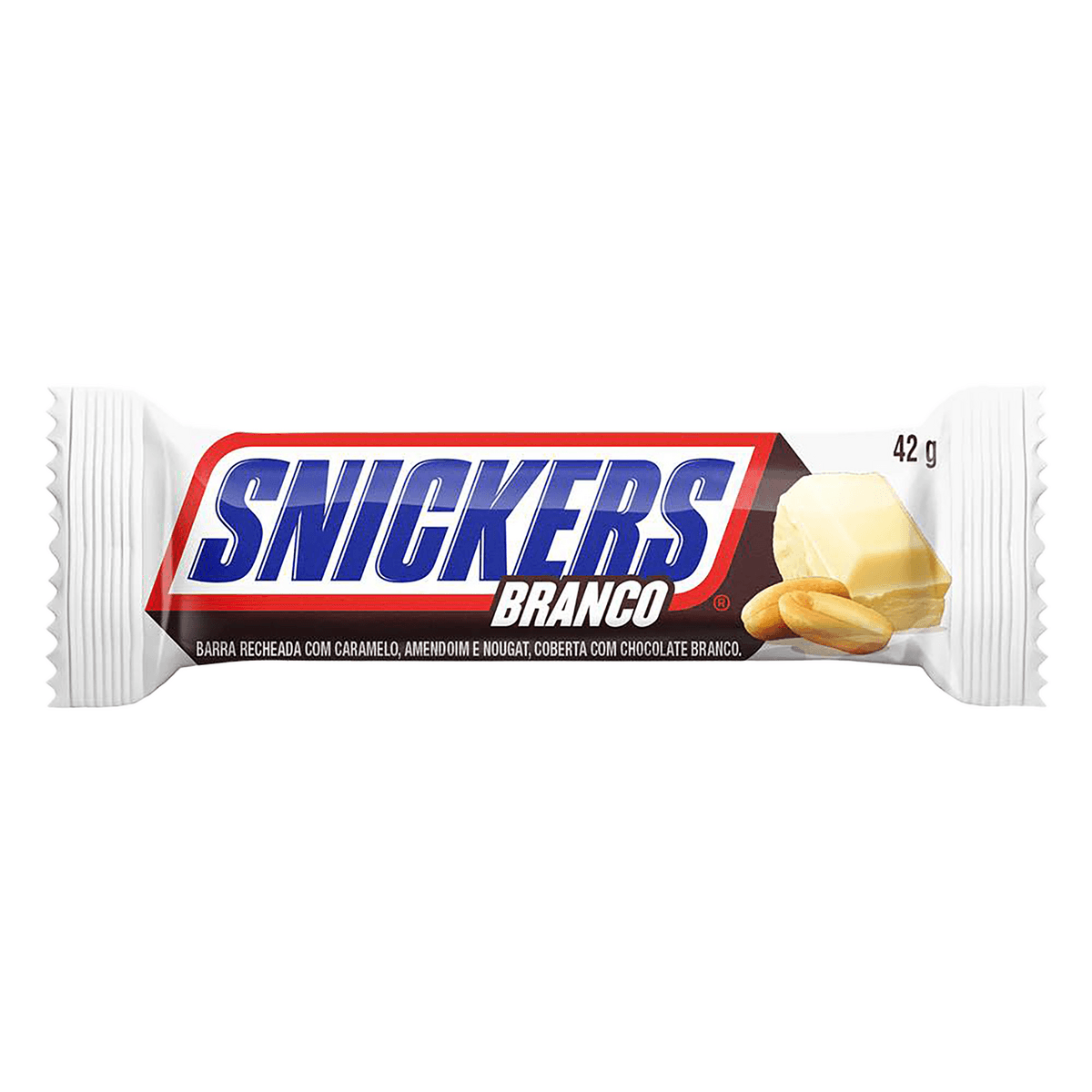 Chocolate Branco Snickers Pacote 42g