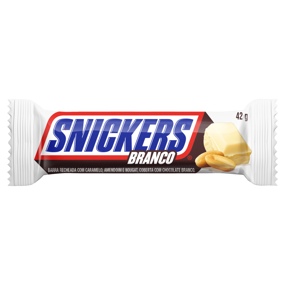 Chocolate Branco Snickers Pacote 42g