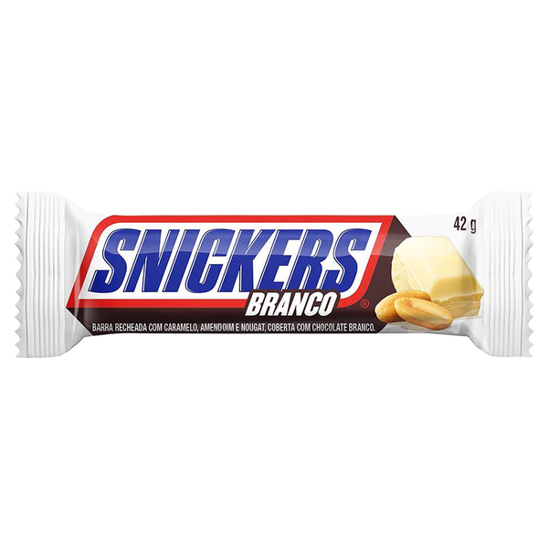 Chocolate Branco Snickers Pacote 42g