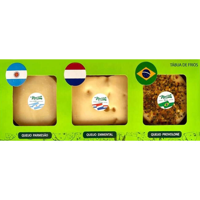 Kit Tábua de Queijos Nacon Sabores do Mundo un