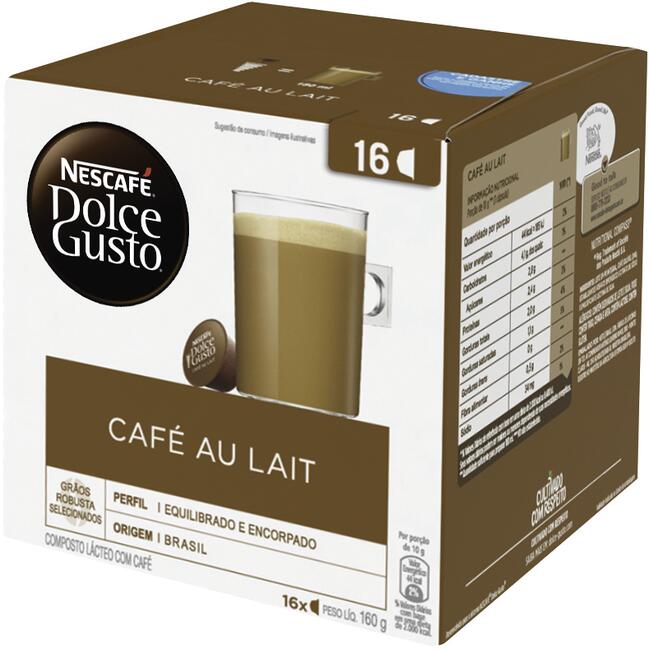 Café Nescafé Dolce Gusto Café Au Lait 160g