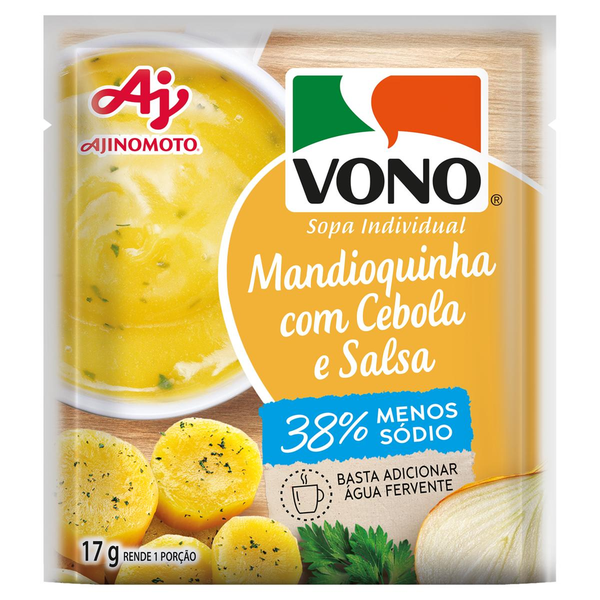 Sopa VONO Mandioquinha Cebola com Salsa Menos Sódio 17g