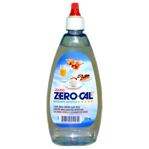 Zero-Cal Sacarina Adoçante Líquido 200ml