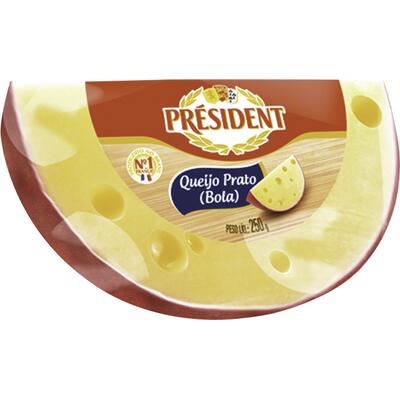 Queijo Esférico Président Fracionado Peça com 250g