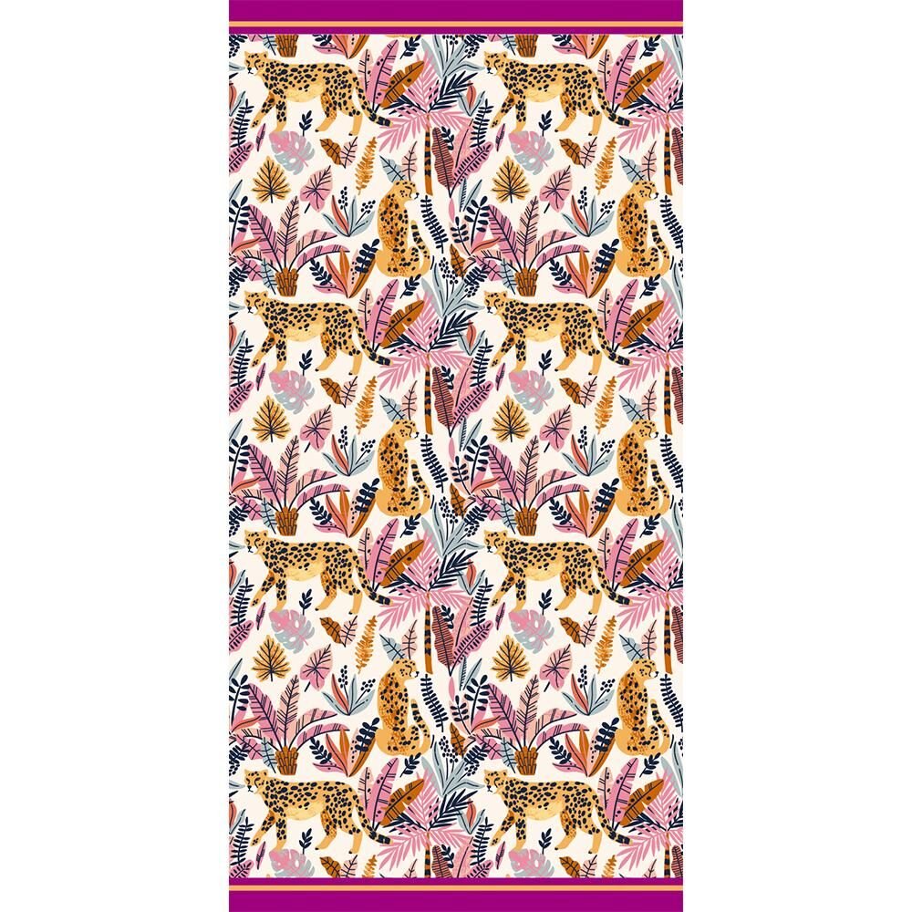 Toalha De Praia Teka 75x150cm Cheetah