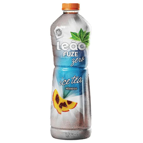 Chá Preto Ice Tea Pêssego Leão Zero Garrafa 1,5l