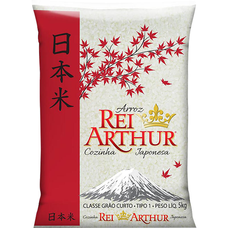 Arroz Japonês Rei Arthur Curto 5kg
