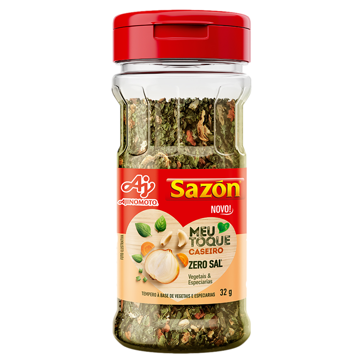 Tempero Caseiro Sazón Meu Toque Frasco 32g