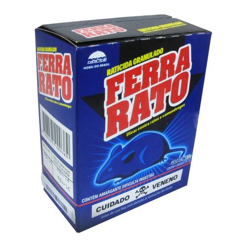 Raticida Granulado Ferra Rato 100gr