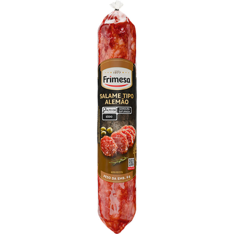 Salame Tipo Alemão Frimesa Preço por quilo na peça