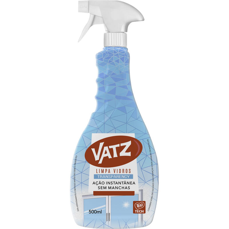 Limpa Vidros Vatz Transparency Gatilho 500ml
