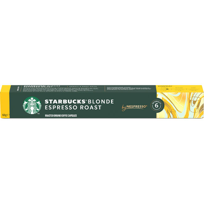 Cápsula Starbucks Nespresso Blonde Espresso Roast 10 Cápsulas