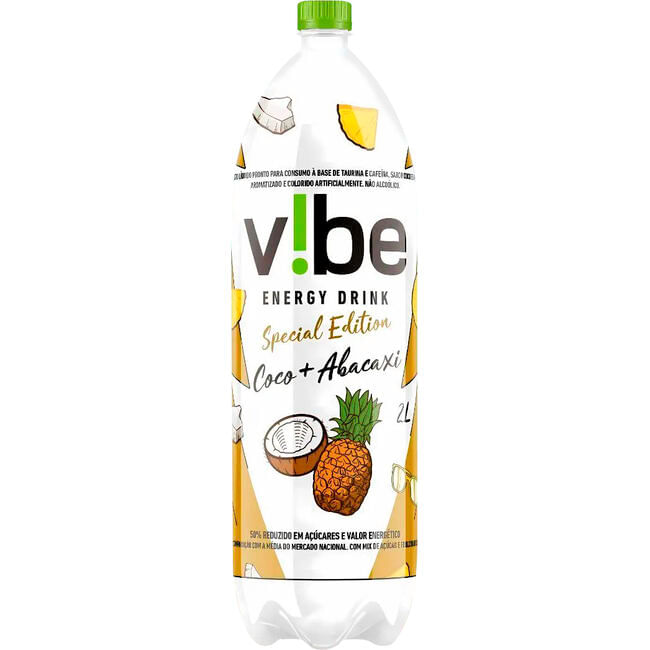 Energético Vibe Abacaxi e Coco 2L
