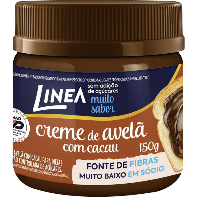 Creme de Avelã com Cacau Linea Zero Açúcar 150g