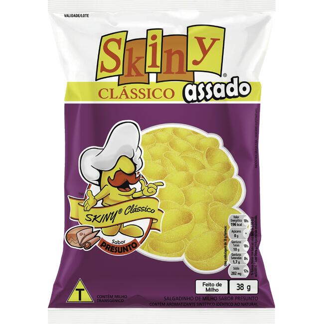 Salgadinho Skiny Clássico Presunto 38g