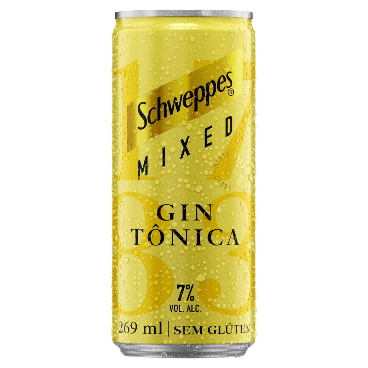 Gin Tônica SCHWEPPES Mixed Sem Glúten 269ml